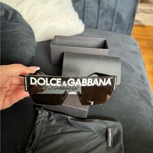 Dolce & Gabbana Black and white sunglasses